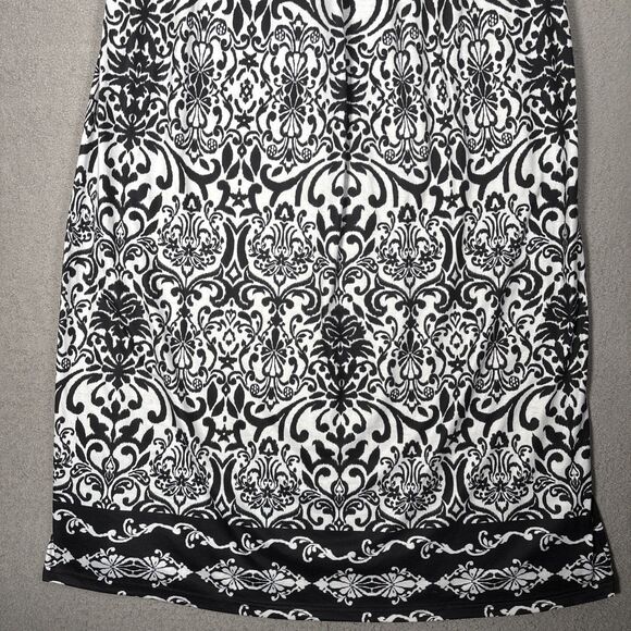 Casa Cabana Maxi Dress XL Empire Waist Beach Resort Wear‎ Abstract Artsy Boho - Picture 4 of 16